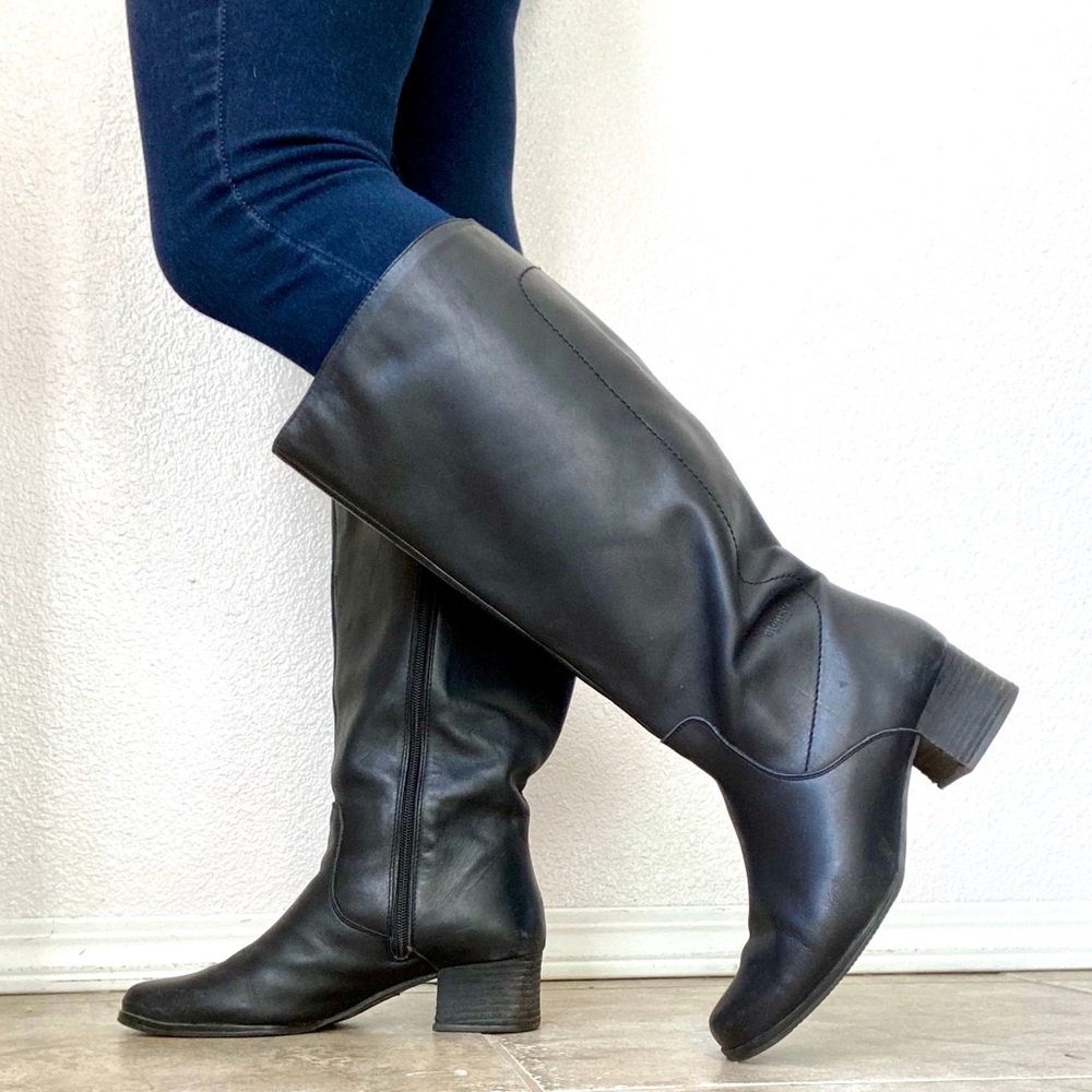 BLONDO Aquaprotect Black Riding Boots 8.5 Wide